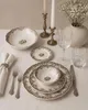 Service de table vintage 25 pièces brun 6 personnes, Ø 26,7 Voir les images du produit 3