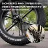 Klappbares 20 Zoll Fatbike E-Bike mit abnehmbarem Akku und Produktbild-Vorschau 7