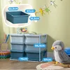 Meuble à tiroirs HOMCOM pour enfants, coffres de rangement Voir les images du produit 3