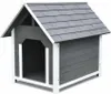 Mucola Hundehütte Grau Outdoor 95CM wetterfest Hundekäfig Produktbild-Vorschau 3