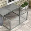 PawHut Kaninchenstall aus Holz, Klappbar Kleintierstall mit Produktbild-Vorschau 9