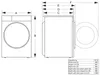 Hisense WF3S9043BB3 3S, Frontlader, 9 kg, B, 72 dB, 1400 Produktbild-Vorschau 7