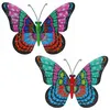 Ensemble de 2 papillons métalliques pour jardin – Voir les images du produit 1