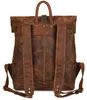 Beltimore Vintage-Leder Rucksack 15,6" Braun Produktbild-Vorschau 9