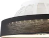 Czarny wentylator sufitowy z efektem gwiazdy 47 cm z LED, Podgląd zdjęcia produktu 5