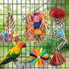 Vogelspielzeug Seilsitzstange Glocke Kauen Klettern Produktbild-Vorschau 3