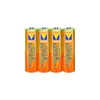 Four Varta Longlife Extra Alkaline batteries are lined up against a white background. Anteprima dell’immagine prodotto