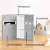 kwmobile Mutterpasshülle aus Filz - Hülle für deutschen Produktbild-Vorschau 5
