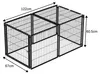 Modularer Hundekäfig aus Metall, Hundelaufstall mit Produktbild-Vorschau 2
