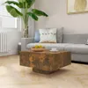 vidaXL Stolik kawowy dąb wędzony 60x60x31,5 cm materiał Podgląd zdjęcia produktu 2