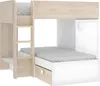 Eck-Etagenbett mit Kleiderschrank und Schubladen - 2 x 90 x Produktbild-Vorschau 5