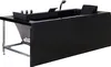 BELIANI Wanna czarna akrylowa 183 x 90 cm prawostronna LED Podgląd zdjęcia produktu 5