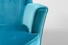 Casa Padrino Luxus Art Deco Lounge Sessel Blau - Luxury Produktbild-Vorschau 3
