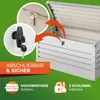 GARDEBRUK® Skrzynia ogrodowa 385L pojemności z rękawicami Podgląd zdjęcia produktu 4