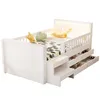 Flieks Kinderbett 90x200cm mit 4 Schublade, Hochbett mit Produktbild-Vorschau 10