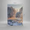 Bilder auf glas - Einteilig - Winter Schnee Fluss - 50x70cm Produktbild-Vorschau 3