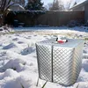 IBC Tank Abdeckung Winter, Frostschutz für Regentonne Produktbild-Vorschau 4
