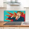 Coloray Spritzschutz aus Glas 140x70  Wandkunst Produktbild-Vorschau 3