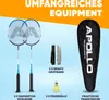 Apollo Badminton Set | Carbon Profi Badmintonschläger | Produktbild-Vorschau 4