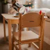 Kinder Tisch und 2 Stühle Set aus Kiefernholz - Spiel- Produktbild-Vorschau 4