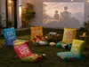 Klappbare Oxford Strandliege Fullprint – bedruckte Gartenliege, leichte Campingliege Produktbild-Vorschau