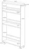 Półka mobilna Yamazaki tower 3627, metal, drewno, 80,5 cm, Podgląd zdjęcia produktu 27