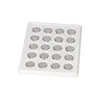 A tray of coin cell batteries on a white background. Produktbild-Vorschau
