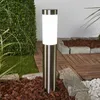 Lindby LED-Solarlampe Aleeza, 61 cm, Edelstahl, Erdspieß Produktbild-Vorschau 2