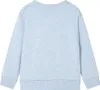 Kinder-Sweatshirt Hellblau Melange 116 Produktbild-Vorschau 2