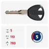 ABUS Steel-O-Chain 5805K - Lucchetto per bicicletta in Anteprima dell’immagine prodotto 8