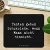 Mr. & Mrs. Panda Mouse Pad Spruch Tante Schokolade - Produktbild-Vorschau 2
