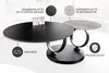 riess-ambiente Drehbarer Couchtisch DANCING RINGS schwarz Produktbild-Vorschau 15