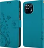Cadorabo Hülle für Xiaomi Mi 11 5G in FLORAL BLAU Produktbild-Vorschau 8