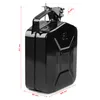 Benzinkanister 5 Liter, Stahl, schwarz, ohne Ausgießer Produktbild-Vorschau 2