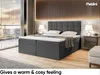 MEBLINI Boxspringbett mit Bettkasten - Gepolstert Produktbild-Vorschau 4