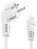 deleyCON 7,5m Netzkabel IEC C5 Typ F 90° Kleeblattkupplung Produktbild-Vorschau 3