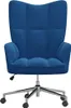 vidaXL Fauteuil relax bleu velours Voir les images du produit 9