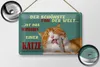 Blechschild Spruch 30x20cm Schönste Ton ist Katzenschnurren Produktbild-Vorschau 2