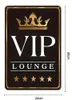 GKA Retro Blechschild mit lustigem Spruch "VIP Lounge" Produktbild-Vorschau 4