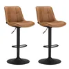 VASAGLE Barhocker 2er Set, höhenverstellbar, drehbar, mit Produktbild-Vorschau 1