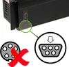 Close-up of an e-bike battery charger port with an illustration showing the correct connector type. Podgląd zdjęcia produktu