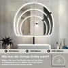 LED Spigel mit Bluetooth und Uhr 100×80cm 3 Lichfarbe Produktbild-Vorschau 7