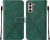 Galaxy S21 5G Hülle, Schlank Prägung Flip Leder Produktbild-Vorschau 1