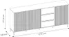 Wohnzimmer Möbel Set in Weiß modern mit Sideboard, Produktbild-Vorschau 10