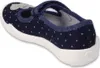Ballerinas Hausschuhe Befado 114Y545 blau, Herz Produktbild-Vorschau 3