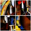 Poster - Poster ohne Rahmen - Wein Abstraktion - 60x60 cm - Produktbild-Vorschau 8