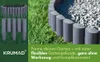KRUMAD Rasenkante Kunststoff Holzoptik 10 Stück Set 2,8 Produktbild-Vorschau 7