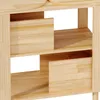 3-in-1 Massivholz Tisch Kiefer 160cm, Verwandelbarer Doppel Produktbild-Vorschau 5