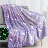 GKA XL Kuscheldecke Einhorn leuchtet im Dunkeln Decke Produktbild-Vorschau 3