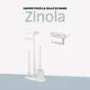 Ensemble WC sur pied 4 en 1 eluno ZINOLA - blanc crème Voir les images du produit 8
